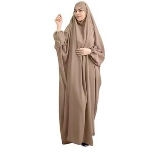 One piece overhead khimar abaya dress Muslim prayer dress Islamic